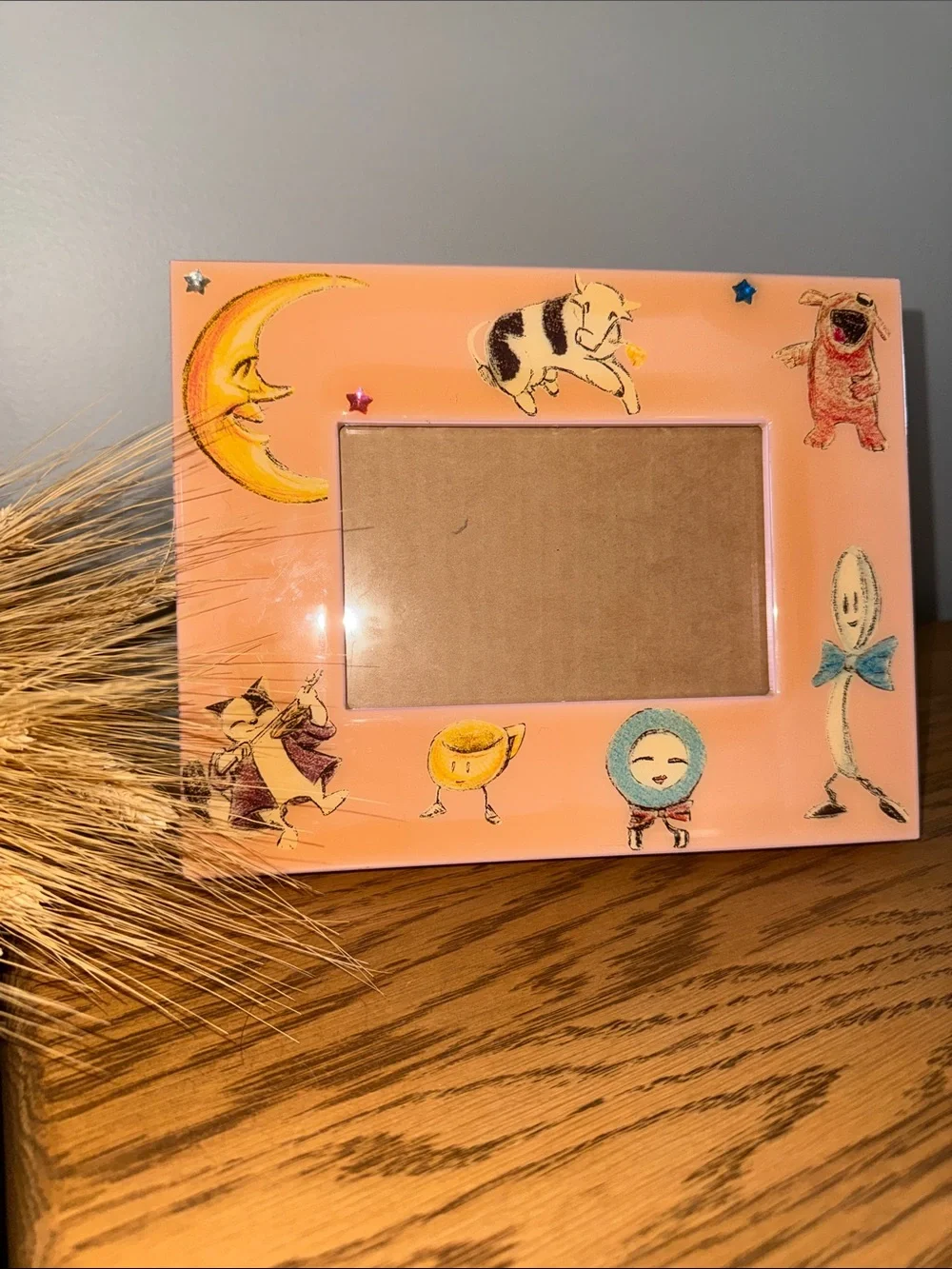 Vintage Dolce Mia Hey Diddle Diddle Nursery Picture Frame